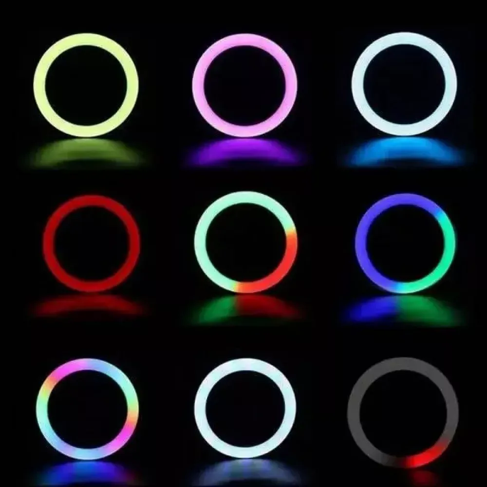 Лампа Кольцевая LED RL-18 RGB Original 46 cm 18" | 416 Lights - фото 6