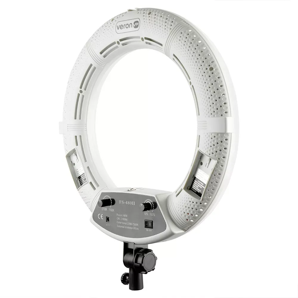 Лампа Кольцевая LED Veron FS-480 II LSD White с зеркалом 45см 48W 2700-7500K - фото 6