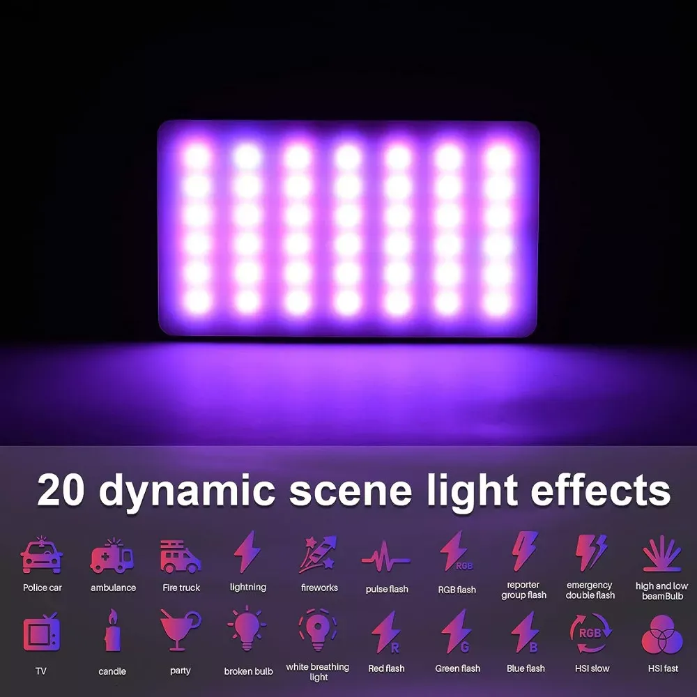 Накамерный видеосвет LED RGB — W140 — фото 5