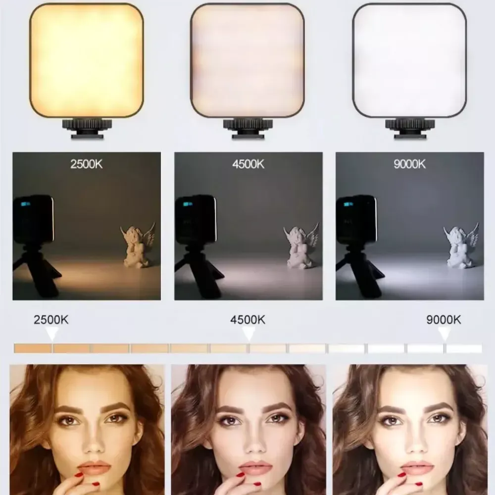 Накамерный видеосвет LED RGB — W64 — фото 4