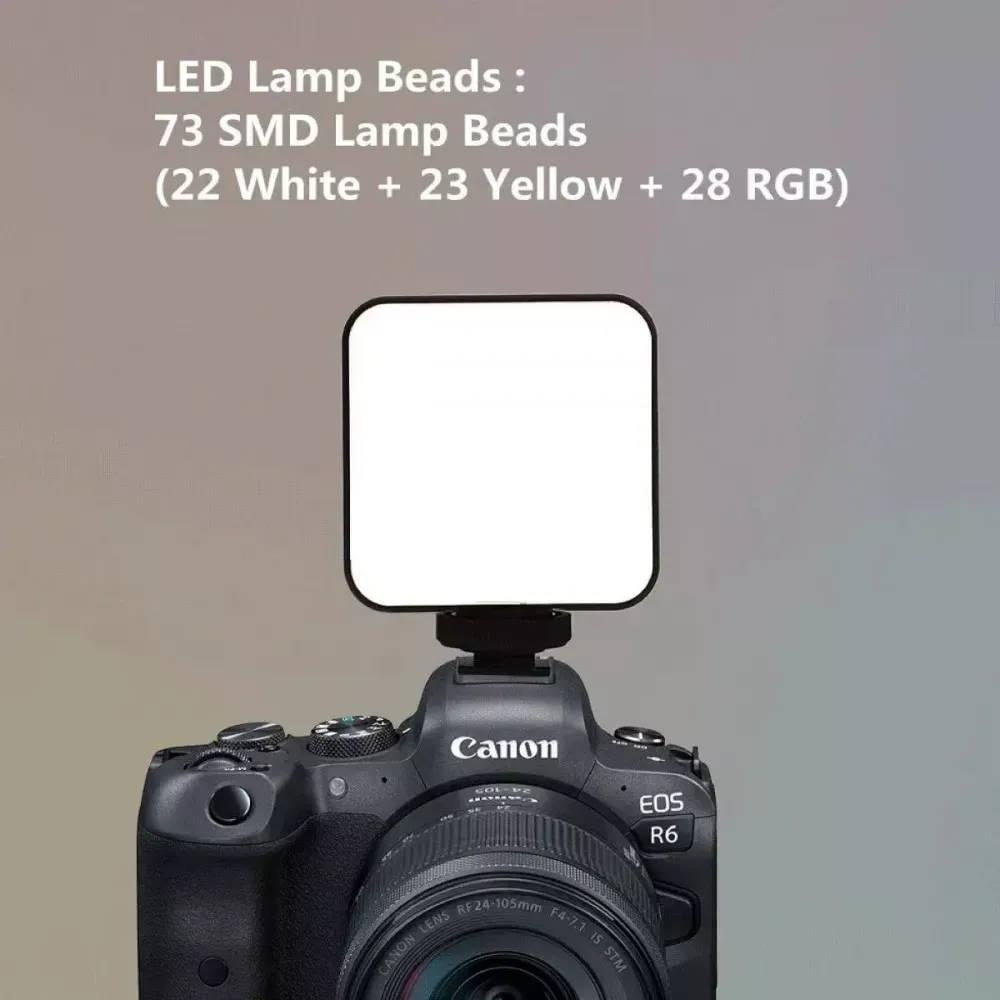 Накамерный видеосвет LED RGB — W64 — фото 8