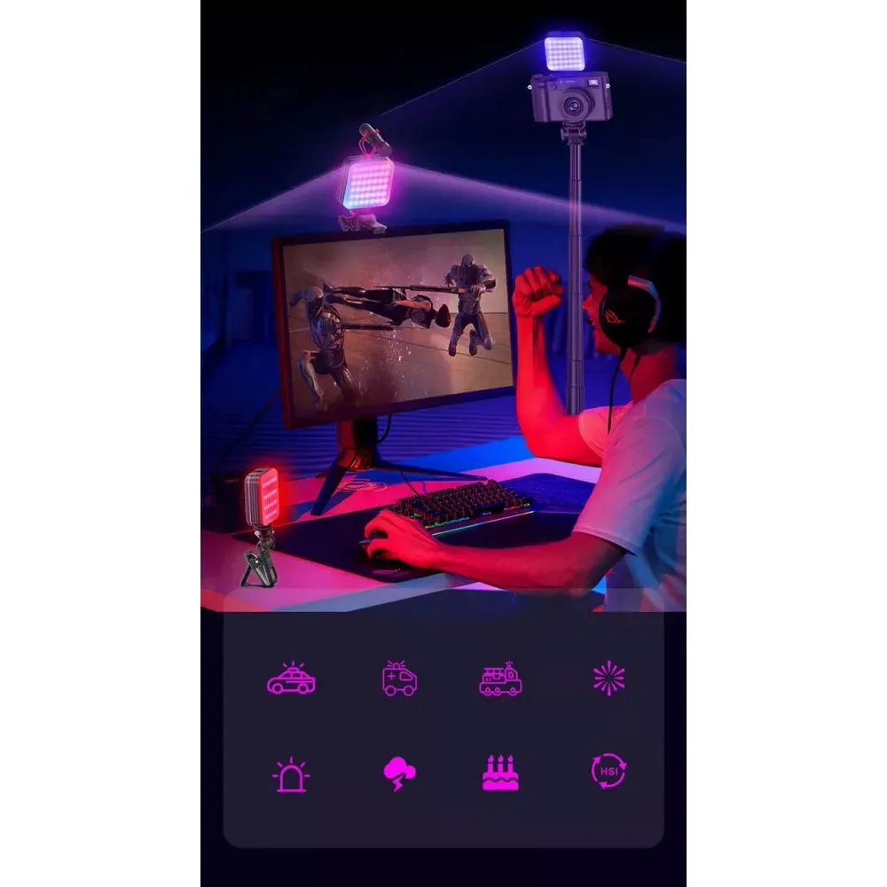 Накамерный видеосвет LED — D12S - фото 7