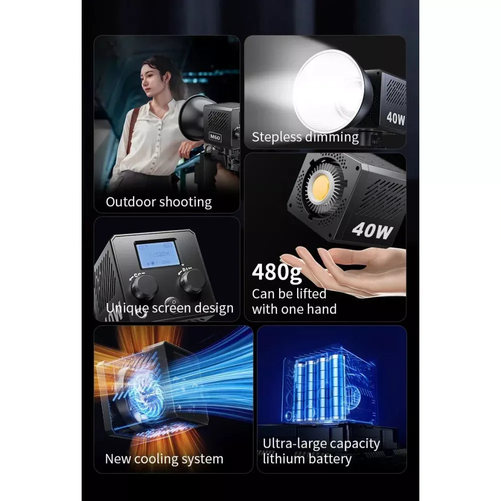 Светодиодный осветитель M60 40W - фото 14