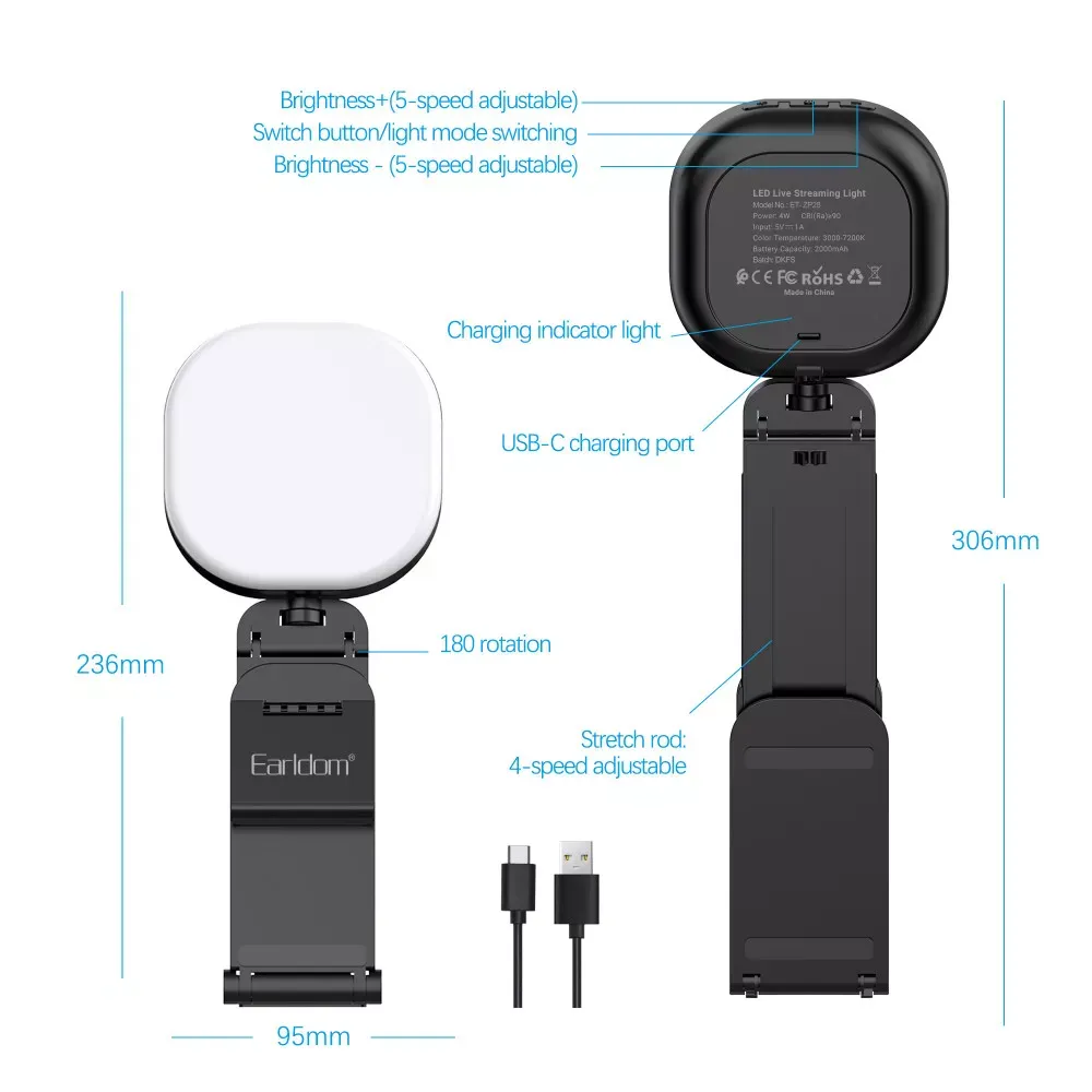 Селфи вспышка Earldom ET-ZP28 - фото 4