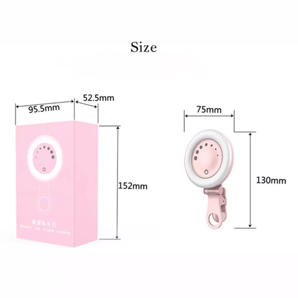 Селфи вспышка F-508 — White - фото 7