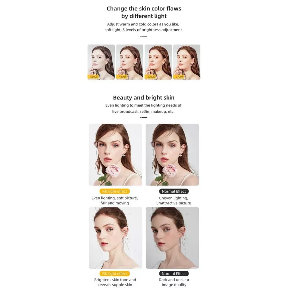 Селфи вспышка F-662 — Black - фото 7