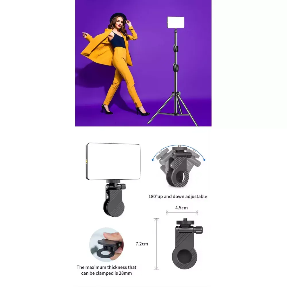 Селфи вспышка M12  7,4W color 2500-9000K CRI95+ Battery 3000mAh — Различные