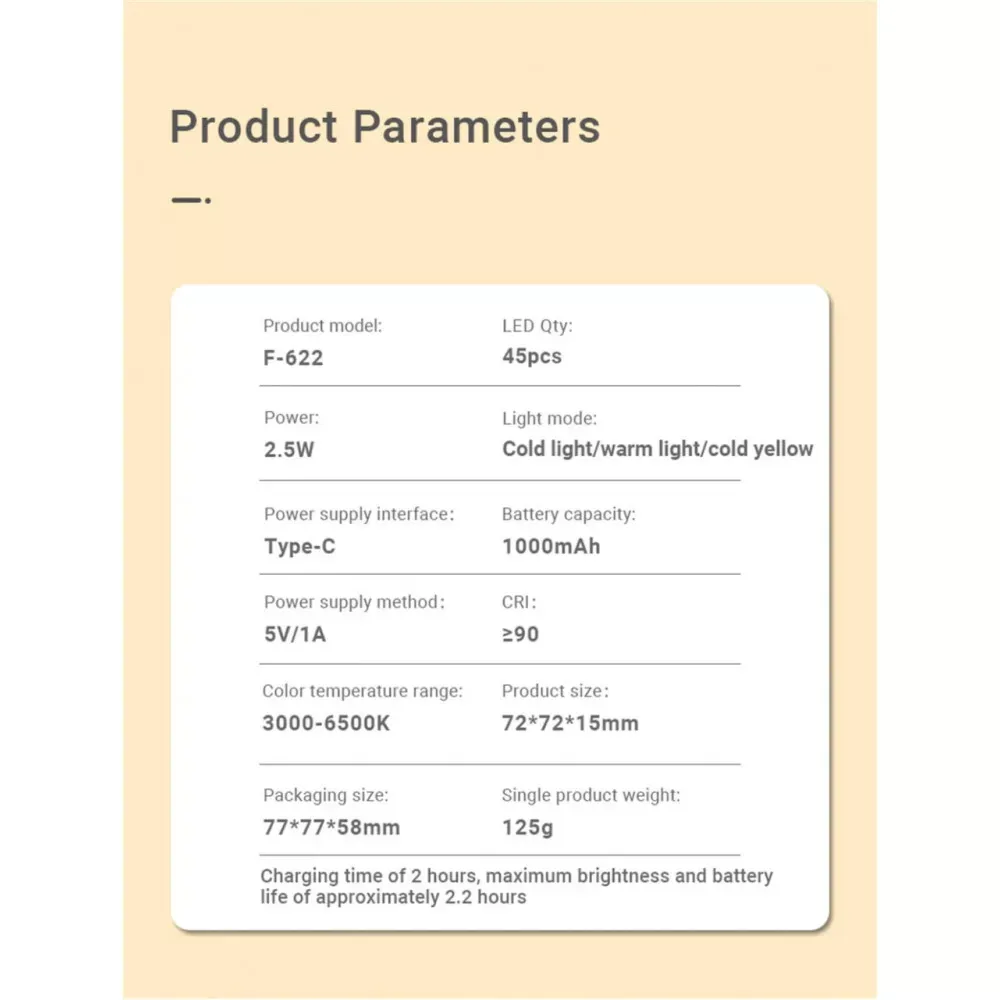 Селфи вспышка аккумуляторная F-622  с MagSafe и прищепкой - фото 13