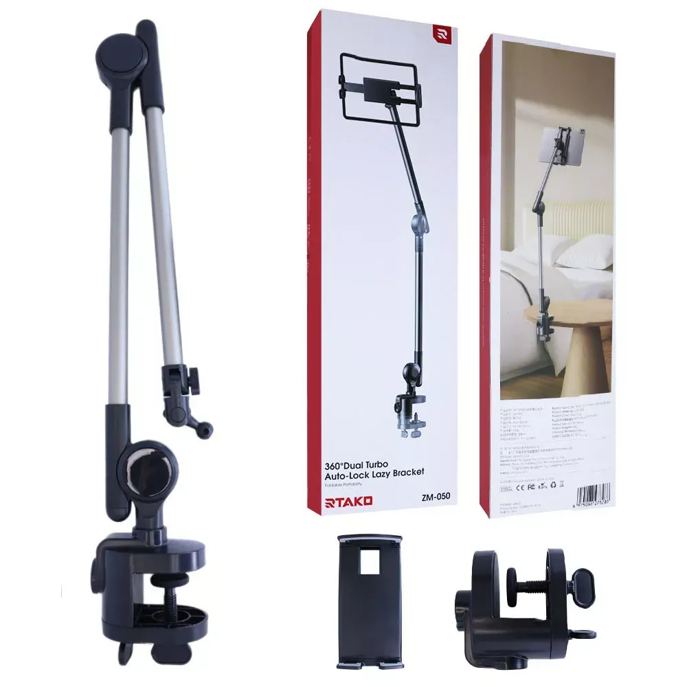 Штатив Консольный кронштейн Rtako ZM-050 Type алюминиевый стержень 1/4 зуба + круглая лепешка) двойное металлическое алюминиевое седло — Различные