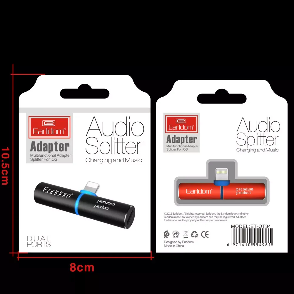 Adapter Lightning To USB C — Earldom ET-OT34 - фото 3