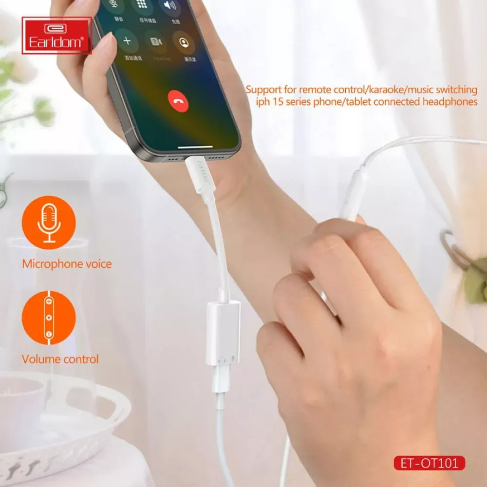 Adapter OTG USB C To 8-Pin Earldom ET-OT101 - фото 4