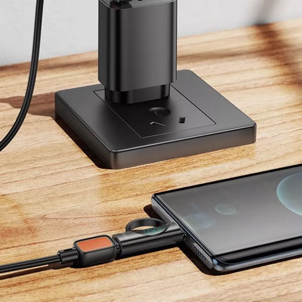 Adapter OTG USB C To USB C — Hoco UA32  — Black - фото 5