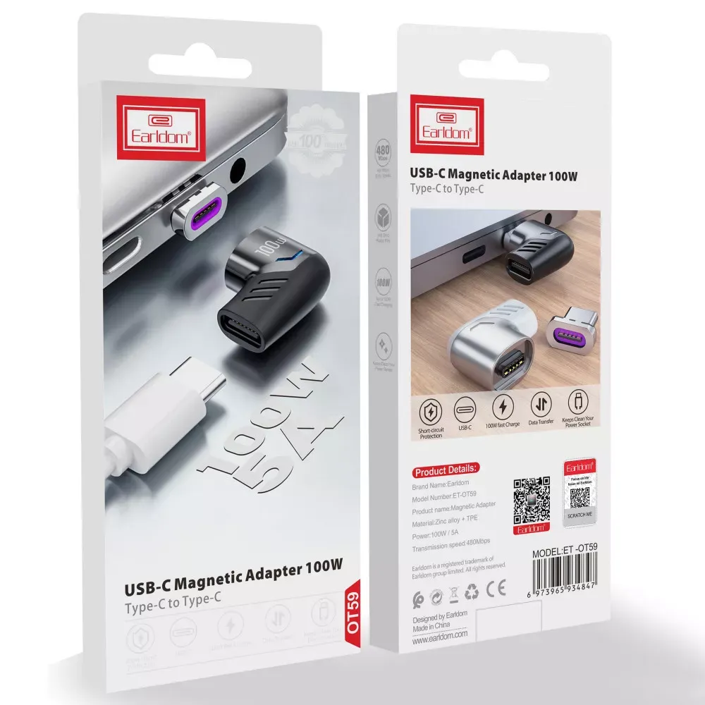 Adapter OTG USB C To USB Earldom ET-OT59 - фото 3