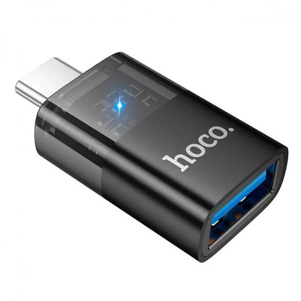 Adapter OTG USB C To USB Hoco UA36B — Black