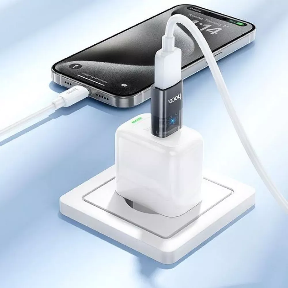 Adapter OTG USB C To USB Hoco UA36B — Black - фото 4