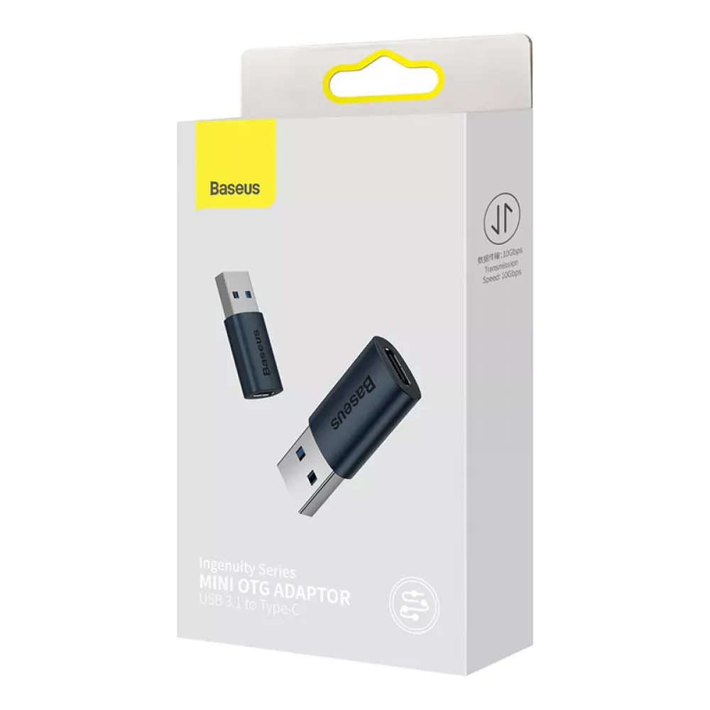 Adapter USB A To USB C Baseus ZJJQ0001 — ZJJQ000103 Blue — фото 3