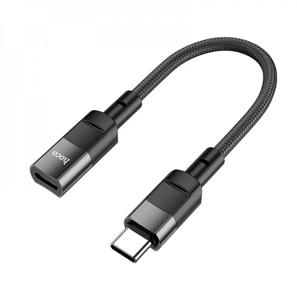 Adapter USB C To Lightning Hoco U107 — Black - фото 4