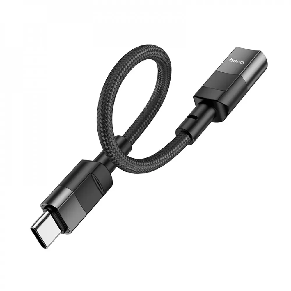 Adapter USB C To Lightning Hoco U107 — Black - фото 5