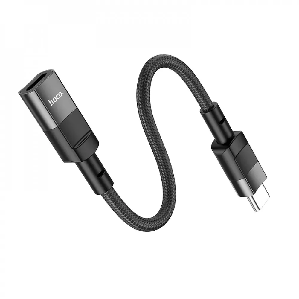 Adapter USB C To Lightning Hoco U107 — Black - фото 7