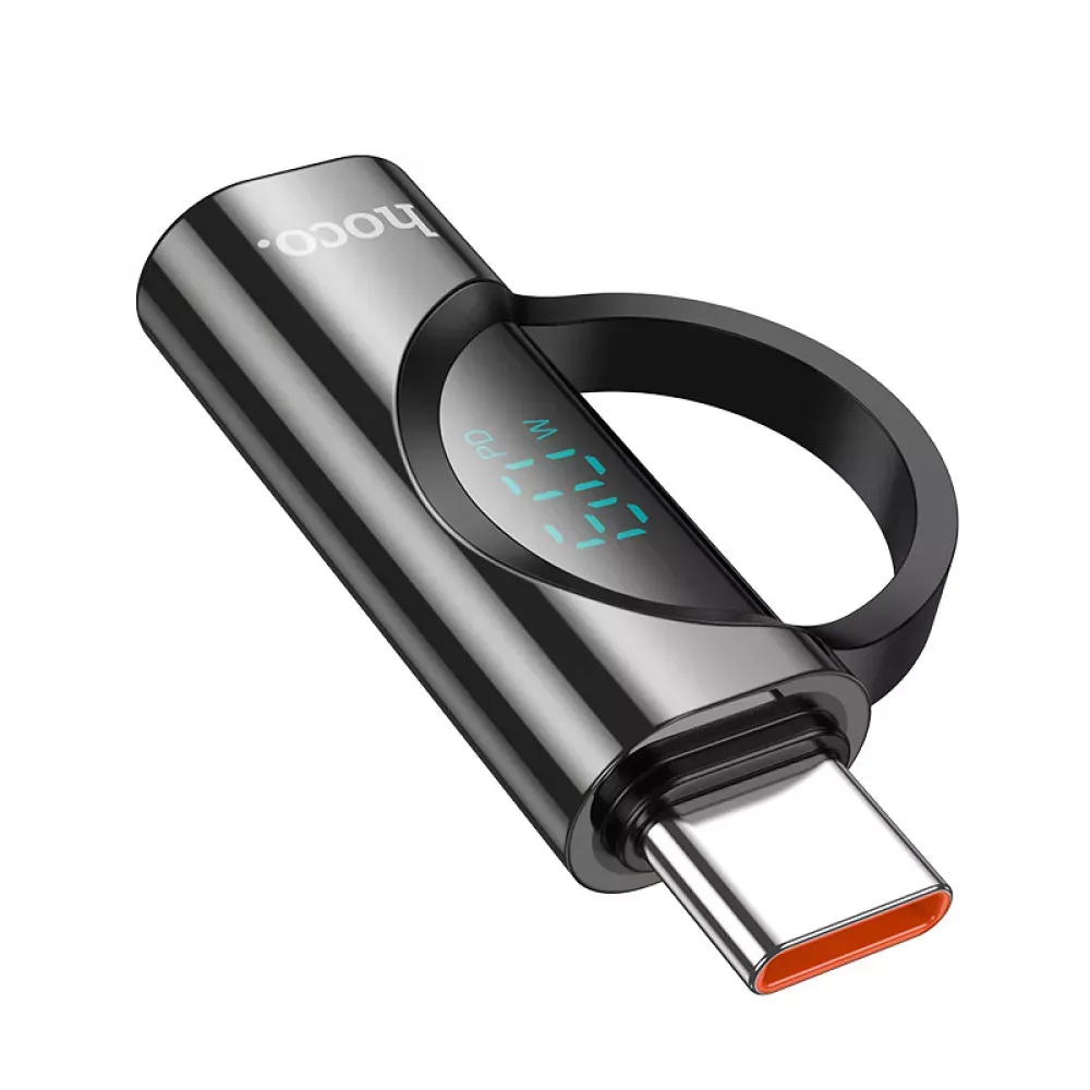 Adapter USB C To Lightning — Hoco UA32A  — Black - фото 4