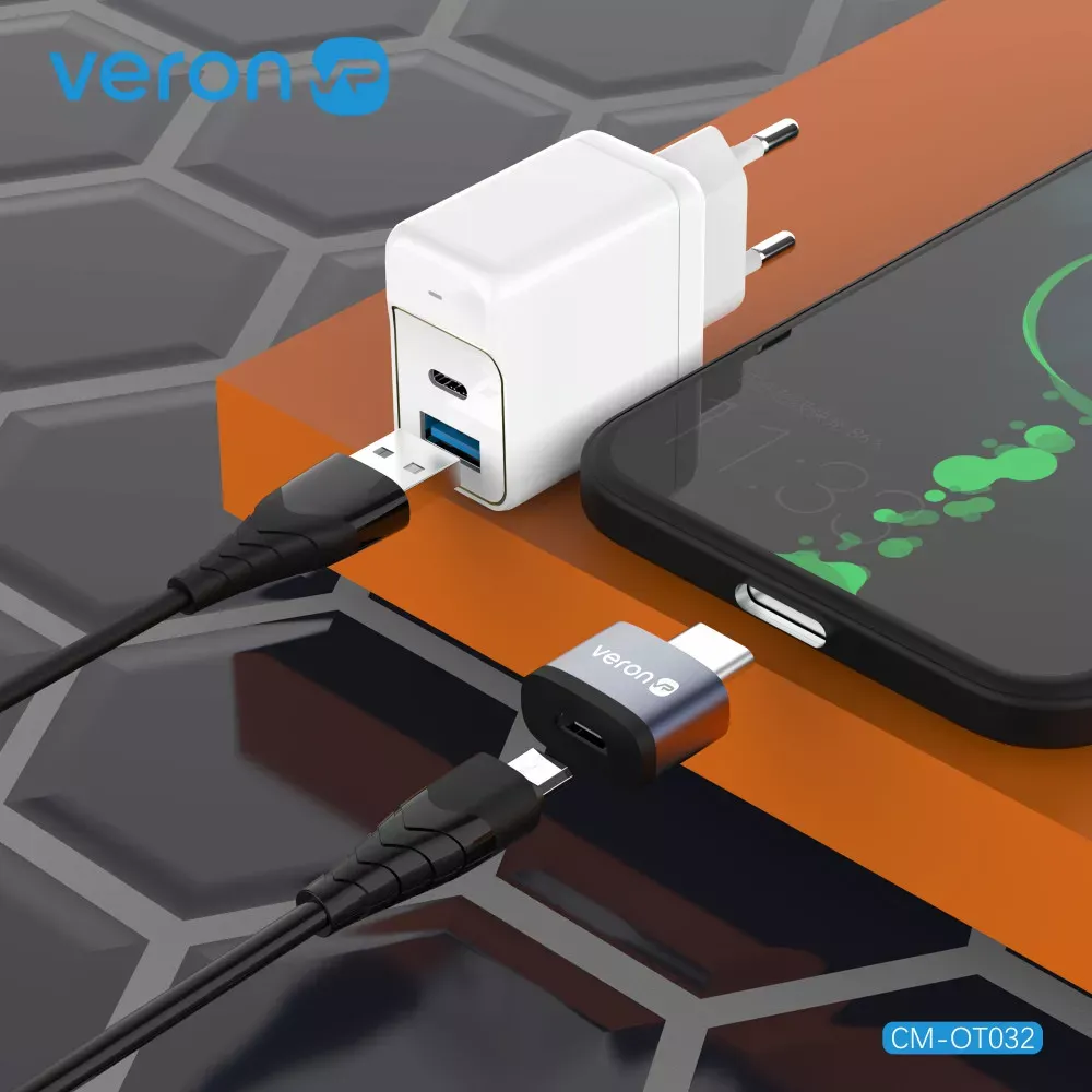 Adapter USB C To Micro — Veron CM-OT032 - фото 6