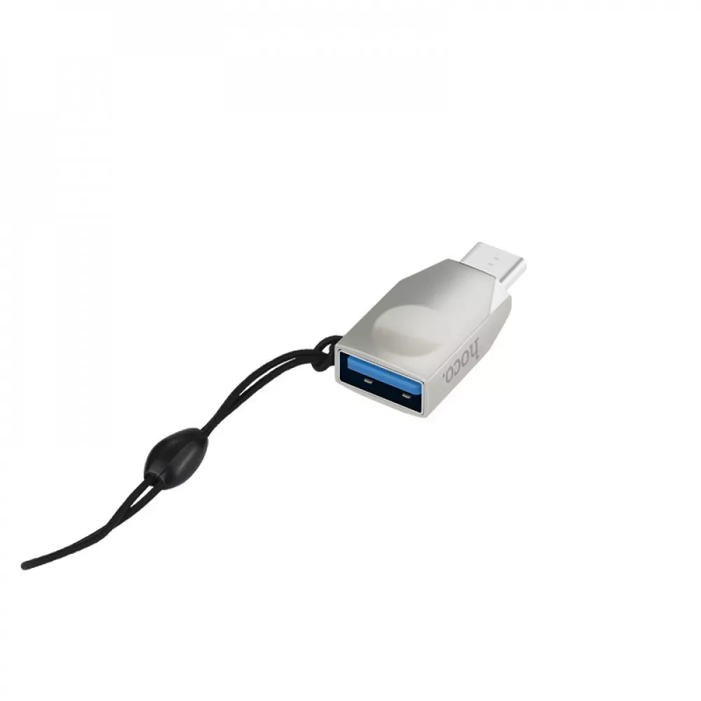 Adapter USB C To USB Hoco UA9 Pearl Nickel - фото 7