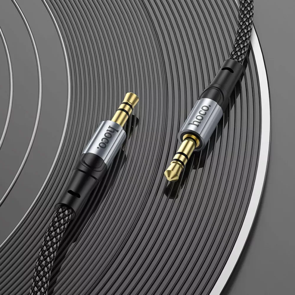 Cable Aux (1m) Hoco UPA26 — Black - фото 9