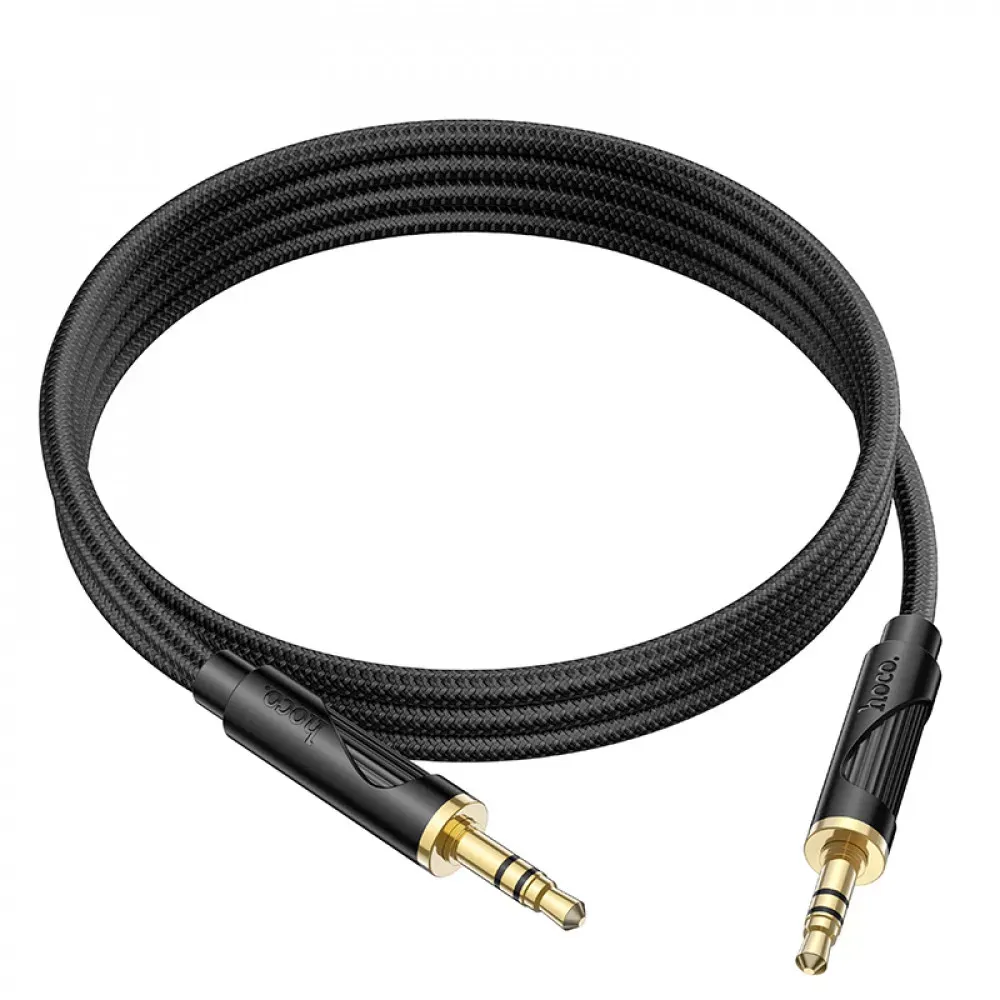 Cable Aux (1m) — Hoco UPA30  — Black — Hoco