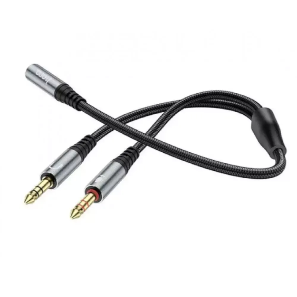 Cable Aux Hoco UPA21 — Metal Gray — фото 4