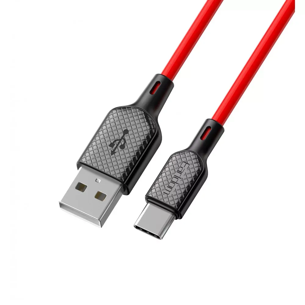 Cable USB C 2.4A (1m) — Earldom EC-154C — Red — Earldom