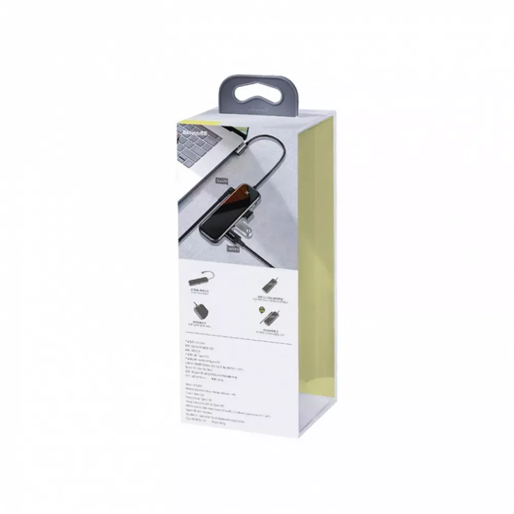 HUB USB C Baseus Multi-functional HUB — CAHUB-EZ0G Gray — фото 7