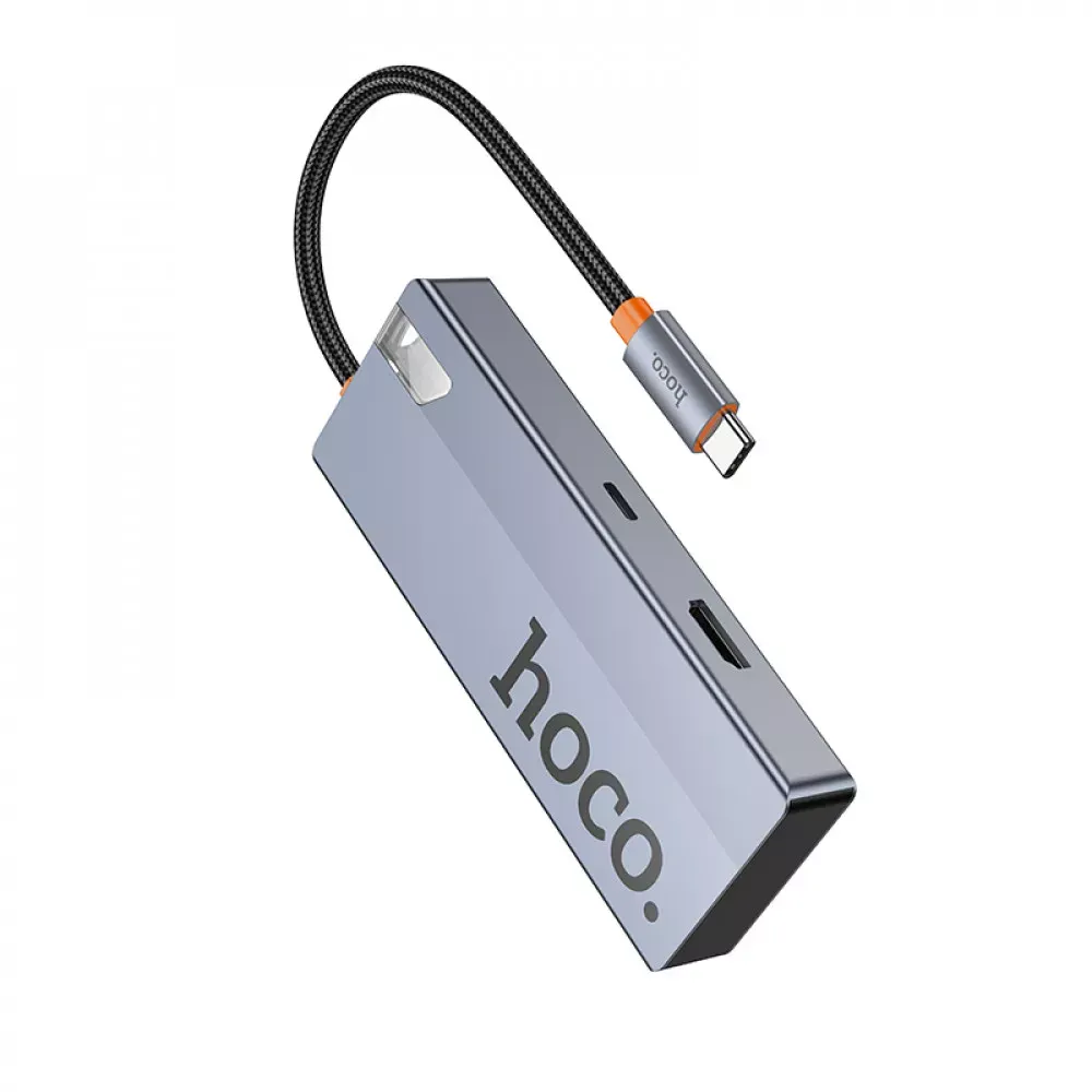 HUB USB C To HDTV ; PD ; 3USB — Hoco HB50 - фото 4