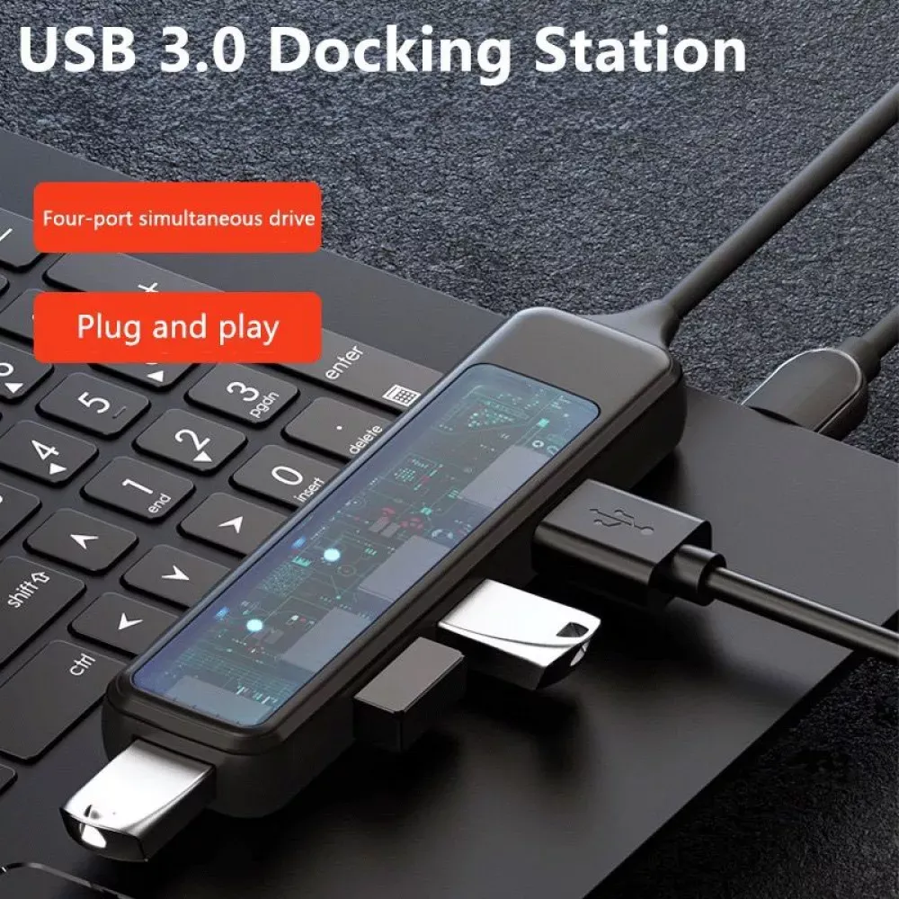 USB C HUB To USB 3.0 & 2 USB 2.0 & TF/SD card - фото 3