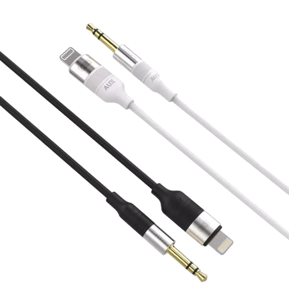 Кабель Aux to Lightning (1m) — Earldom ET-AUX54 — Black - фото 4