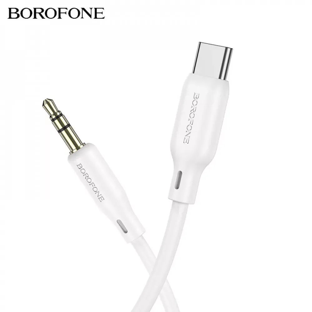 Кабель Aux to USB C (1m) — Borofone BL18 — Black - фото 7