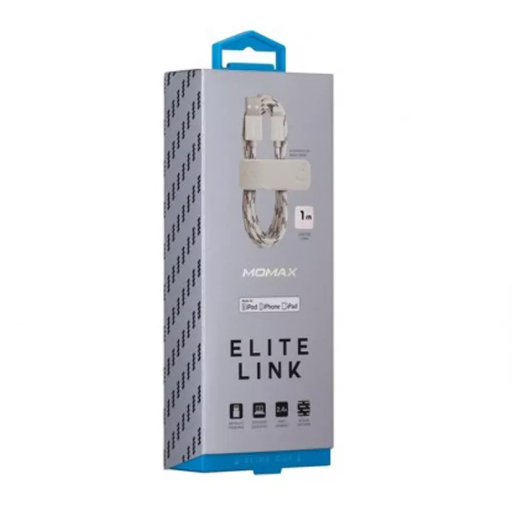 Кабель Lightning 2.4A (0.18m) Momax DL5 — Rose - фото 3