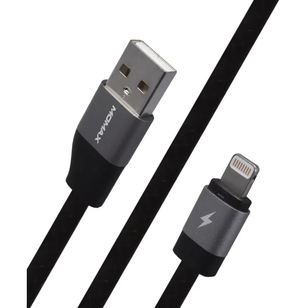 Кабель Lightning 2.4A (0.1m) Momax DLID