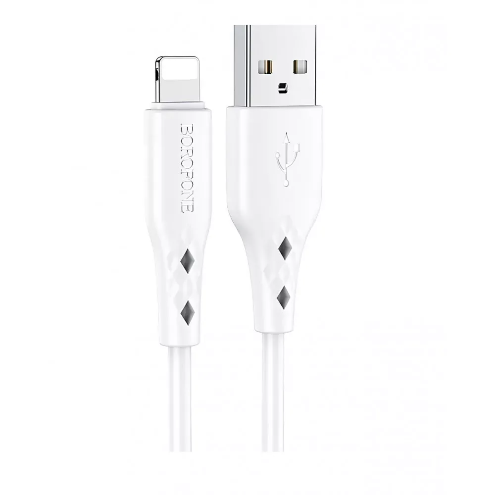 Кабель Lightning 2.4A (1m) Borofone BX48 — White — Borofone