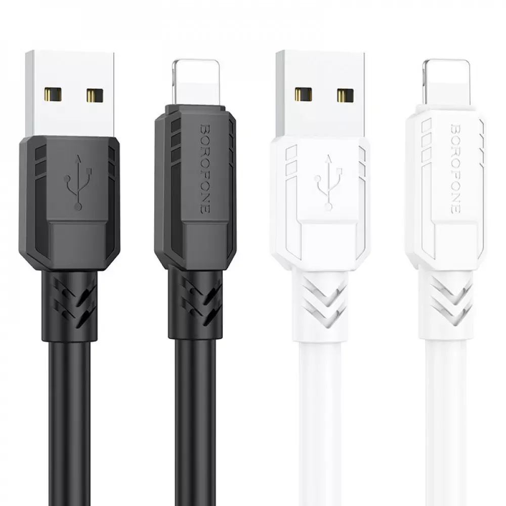 Кабель Lightning 2.4A (1m) Borofone BX81 — Black - фото 5