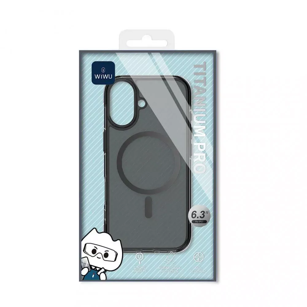 Titanium Case With MagSafe MCC-702 — iPhone 17  — Transparent - фото 3