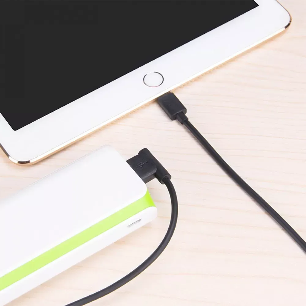 Кабель Lightning 2A (1.2m) Hoco UPL11 L-shape Black — Black - фото 12