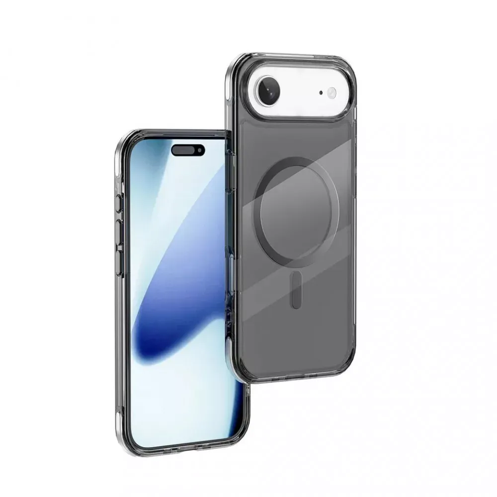 Titanium Case With MagSafe MCC-702 — iPhone 17 Air — Transparent Black — Wiwu Apple iPhone 17 Air