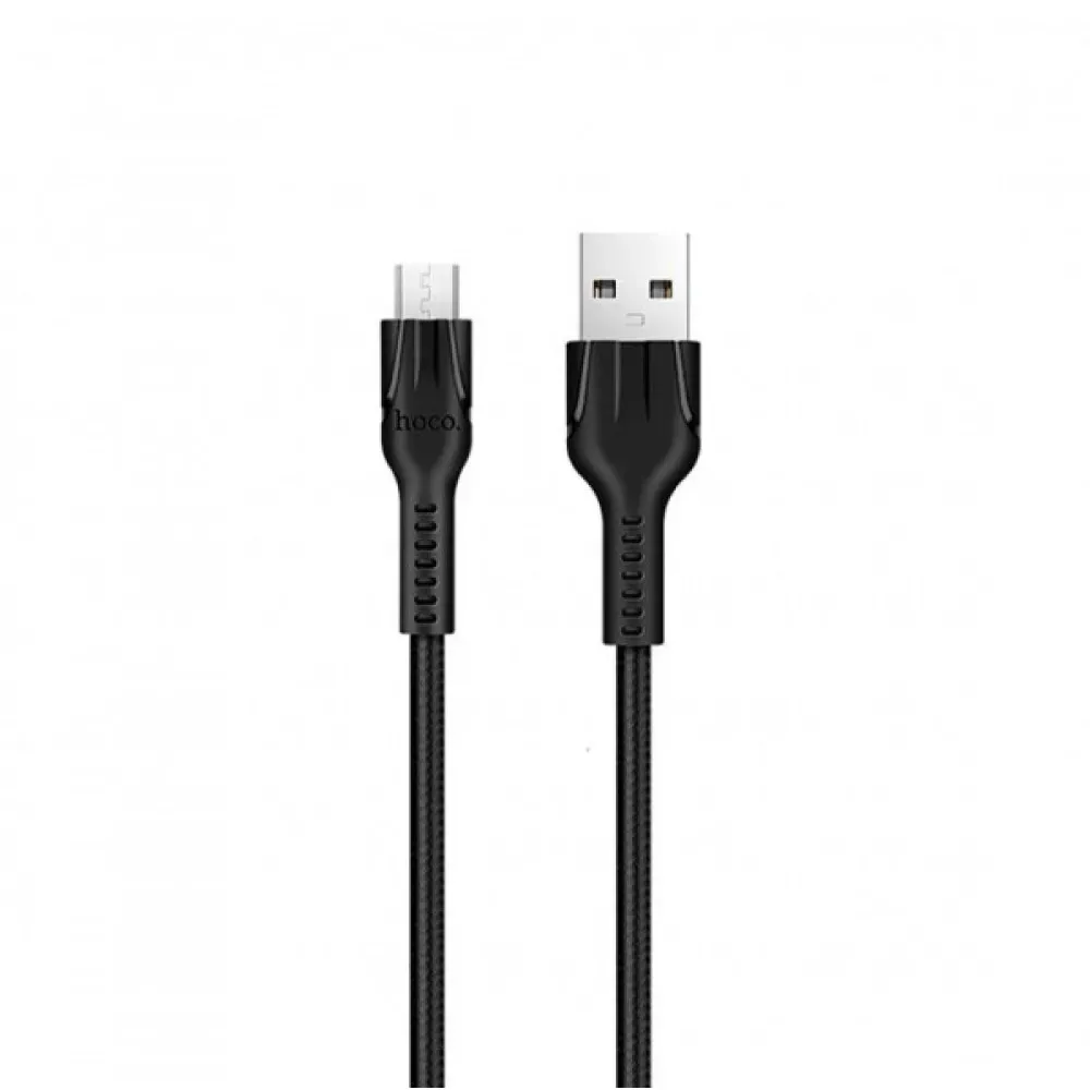 Кабель Micro 2.4A (1.2m) — Hoco U31 — Black — Hoco