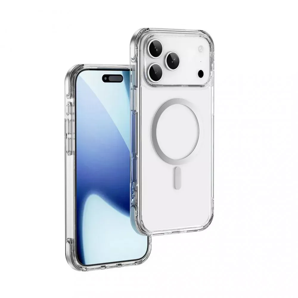 Titanium Case With MagSafe MCC-702 — iPhone 17 Pro — Transparent — Wiwu Apple iPhone 17 Pro
