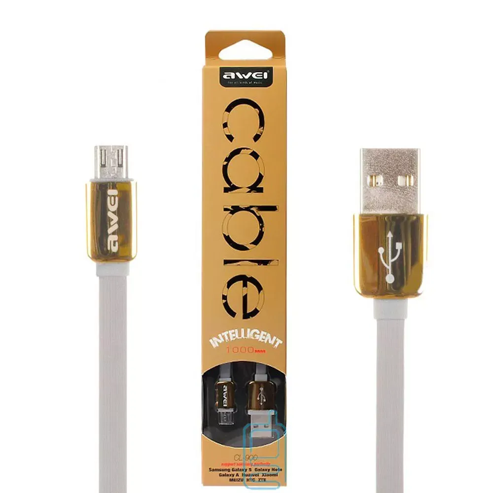 Кабель Micro 2A (1m) Awei Cl-900 Gray - фото 3
