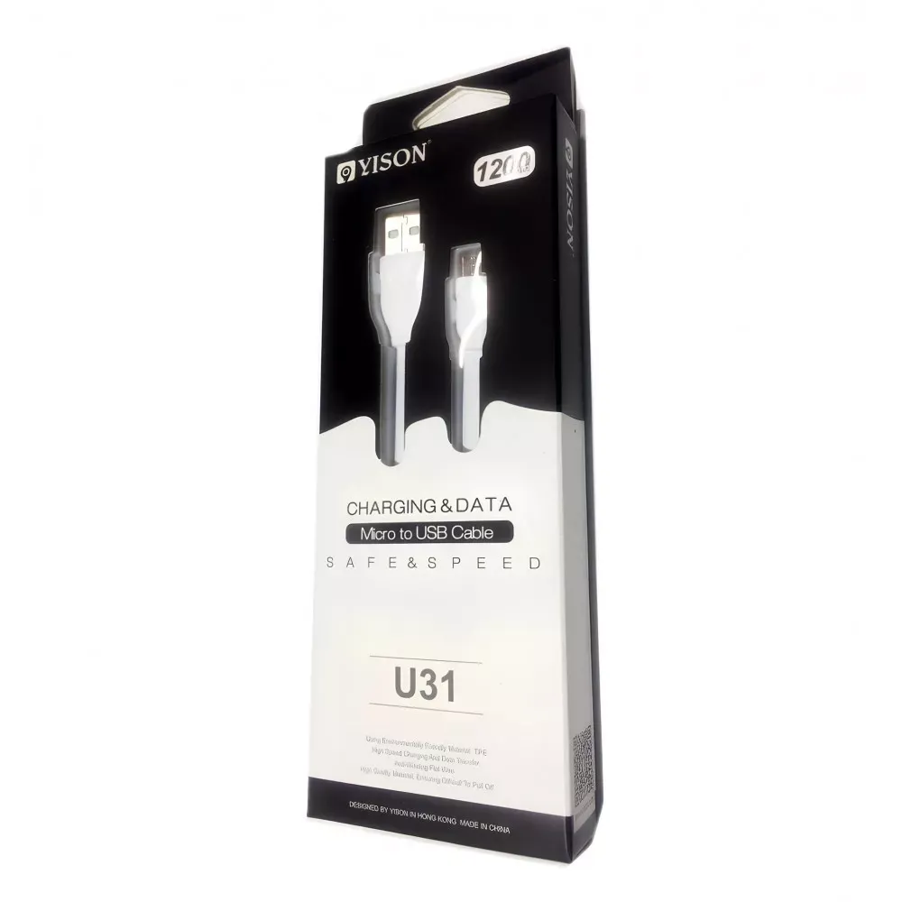 Кабель Micro 2A (1m) Celebrat U31 MultiColor - фото 3