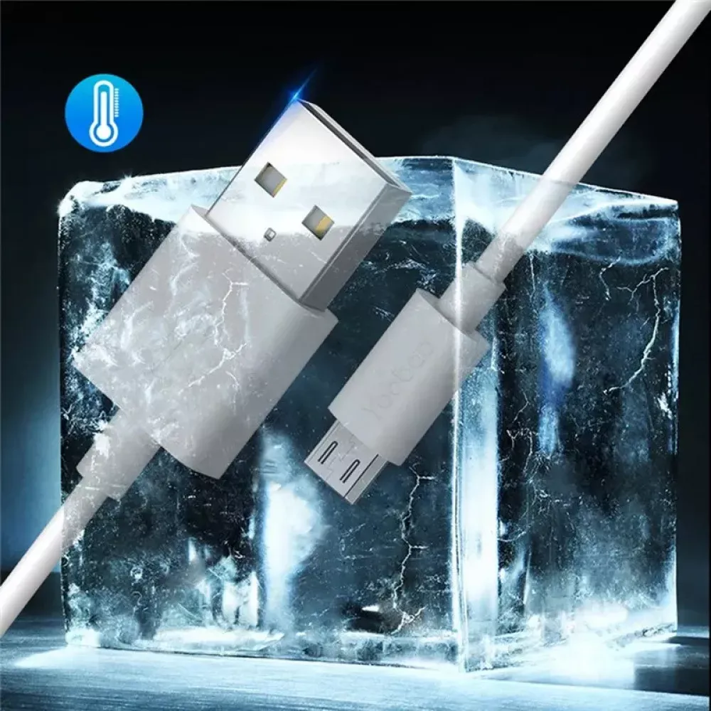 Кабель Micro 2A (2m) Yoobao YB402 White - фото 10