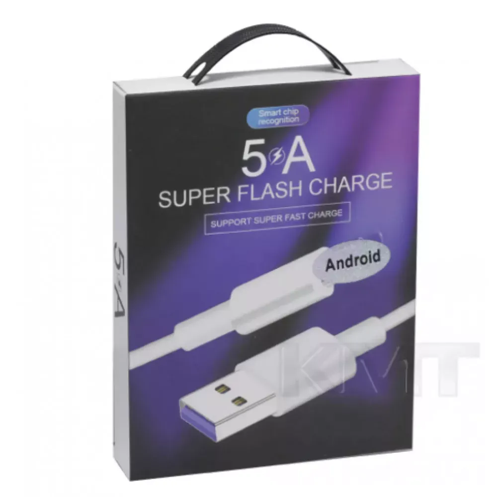 Кабель Micro 5A (1m) White - фото 3