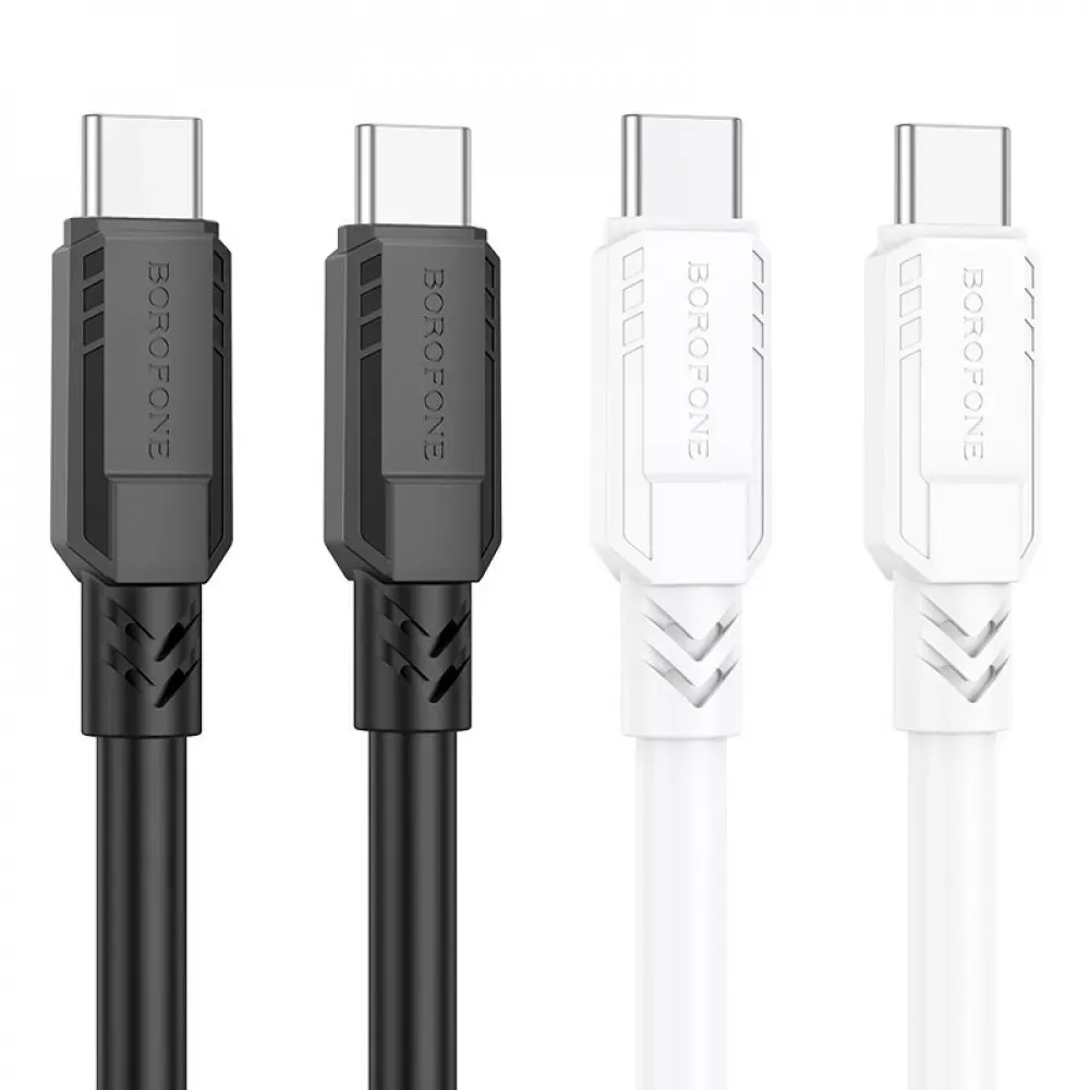 Кабель USB C to C 60W (1m) Borofone BX81 — White - фото 5