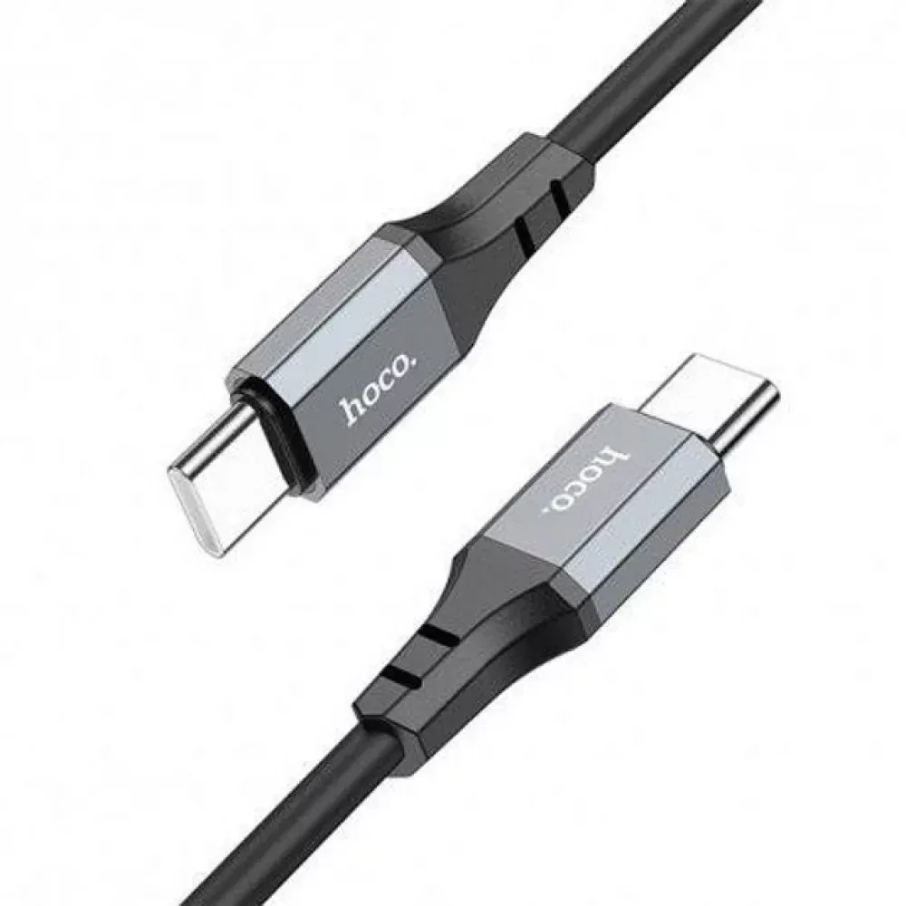 Кабель USB C to C 60W (1m) — Hoco X86 — Black